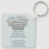 クリスチャン・メモリアル・キープセイク クラシック ヴィンテージ カー キーホルダー (裏面)