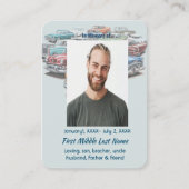 クリスチャン・メモリアル・キープセイク クラシック ヴィンテージ カー 名刺 (正面)