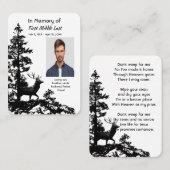 クリスチャン・メモリ男らしキープサク・シカ 名刺 (正面/裏面)