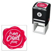 クリスチャン・メリークリスマス宗教用ワックスシール セルフインキングスタンプ (インサイチュ)