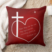 クリスチャン・メリークリスマス赤と青 クッション (ブランケット)