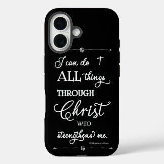 クリスチャン・モットー フィリピの信徒への手紙 4:13 iPhone 16ケース