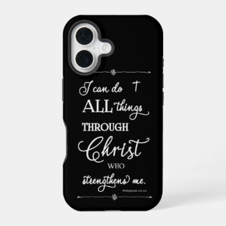 クリスチャン・モットー フィリピの信徒への手紙 4:13 iPhone 16ケース