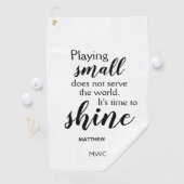 クリスチャン・モノグラムを輝かせる時間 ゴルフタオル (インサイチュ)