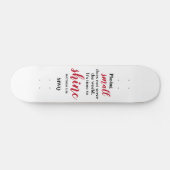 クリスチャン・モノグラムを輝かせる時間 スケートボード (横)