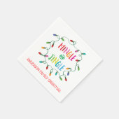 クリスチャン・ライトを混ぜ合わせ スタンダードカクテルナプキン (角)