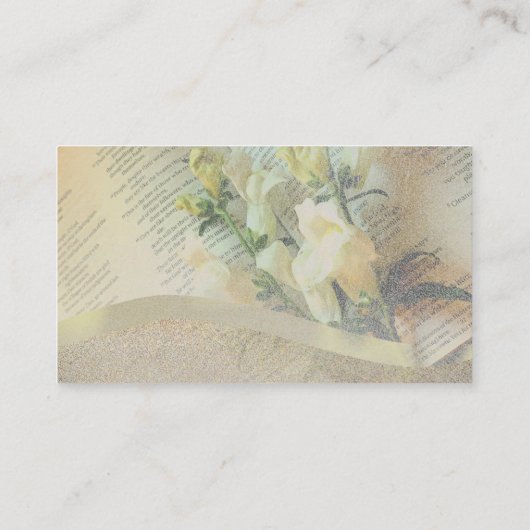 クリスチャン・ライト・ゴッド・スカイ・ビジネスカード 名刺 (裏面)