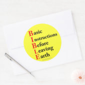 クリスチャン ラウンドシール (封筒)