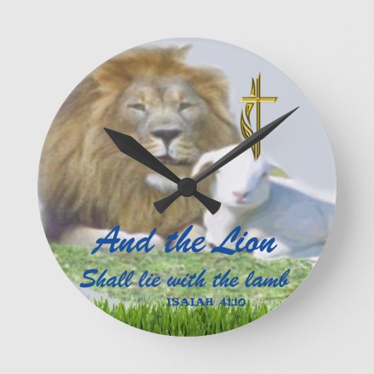 クリスチャン ラウンド壁時計 (正面)