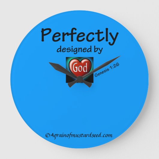 クリスチャン ラージ壁時計 (正面)