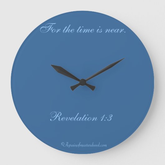 クリスチャン ラージ壁時計 (正面)