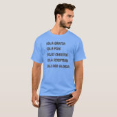 クリスチャン・リフォーム男性のための5 SOLA Tシャツ (正面フル)