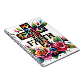 クリスチャン・レインボー・信仰クロス ノートブック (右側)