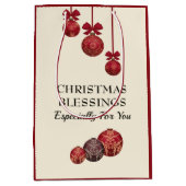 クリスチャン |主よ賛美よ |クリスマスボーブル ミディアムペーパーバッグ (正面)