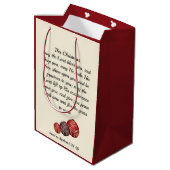 クリスチャン |主よ賛美よ |クリスマスボーブル ミディアムペーパーバッグ (裏面アングル)