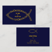 クリスチャン|主IS MY SHEPHERD 名刺 (正面/裏面)