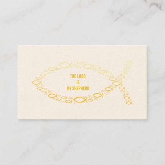 クリスチャン – 名刺 (正面)