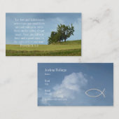 クリスチャン 名刺 (正面/裏面)