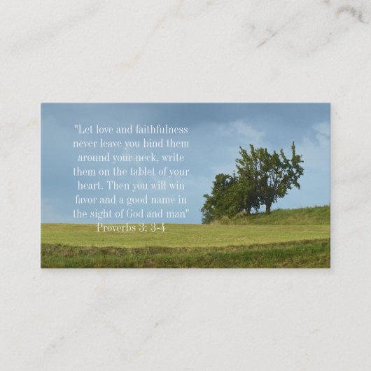 クリスチャン 名刺 (正面)