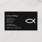 クリスチャン – 名刺 (裏面)