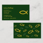 クリスチャン 名刺 (正面/裏面)