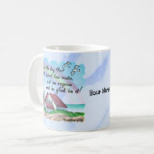 クリスチャン 喜び 灯台 コーヒーマグカップ (正面左)