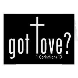 クリスチャン"得られた愛か"。 折られたカード