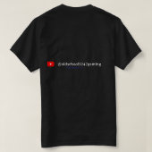 クリスチャン。愛国心。南部。 Tシャツ (デザイン裏面)