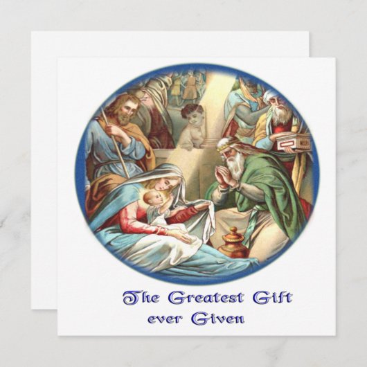 クリスチャン 招待状 (正面/裏面)