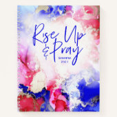 クリスチャン・祈りの言葉・ジャーナルという宝石トーン ノートブック (正面)