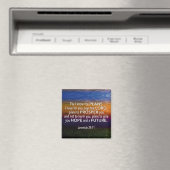 クリスチャン |私は計画を知っている |エレミヤ29:11 マグネット (インサイチュ (食洗機))