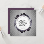 クリスチャン | 第25回シルバ結婚ー記念日 カード (正面/裏面インサイチュ)