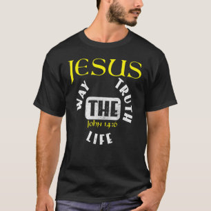 クリスチャン 聖書 ジョン 14:6 3 Tシャツ
