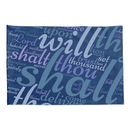 クリスチャン・詩篇91 枕カバー (裏面-右)