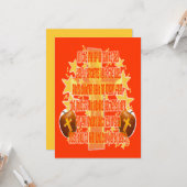 クリスチャン(詩)のためのハロウィン カード (正面/裏面インサイチュ)