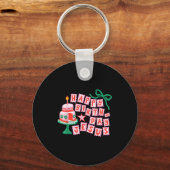 クリスチャン 誕生日おめでとう イエス クリスマス プレピー Bd キーホルダー (正面)