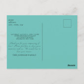 クリスチャン 讃美の歌 ソウルの祭典 生涯の祝い ポストカード (裏面)