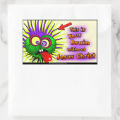 クリスチャン 長方形シール (バッグ)