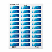 クリスチャン |青い光線 ラベル (フルシート)