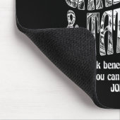 クリスチャン& Tattooed John 7_24引用文信仰ベル マウスパッド (コーナー)