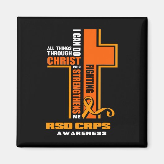 クリスチャン CRPS 戦士 戦闘員 RSD CRPS啓発 マグネット (正面)