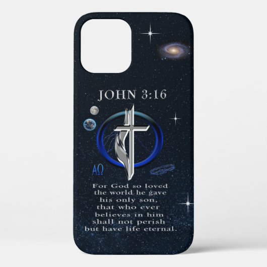 クリスチャン John 3:16 Case-Mate iPhoneケース (裏面)