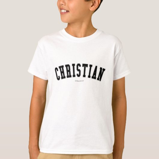 クリスチャン Tシャツ (正面)