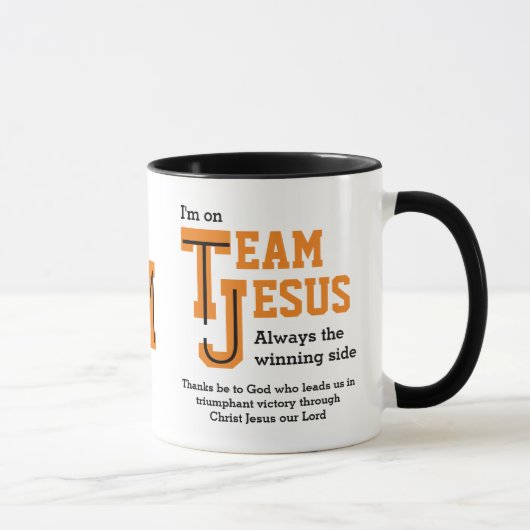 クリスチャン TEAM JESUS モノグラム マグカップ (右)