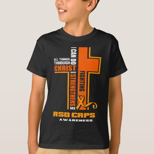 クリスチャンCRPS戦士ファイターRSD CRPS認識度 Tシャツ (正面)