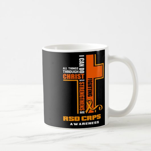 クリスチャンCRPS戦士ファイターrsdCRPS認識度 コーヒーマグカップ (右)