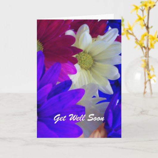 クリスチャンGet Well Card カード (黄色い花)