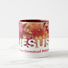 クリスチャンJESUSメシヤサヴィアエマニュエルカスタム ツートーンマグカップ