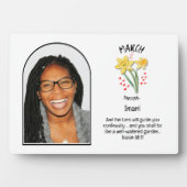 クリスチャンMARCH誕生月花名写真 フォトプラーク (正面)