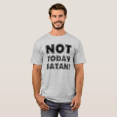 クリスチャンNot Todayサタン Tシャツ (正面フル)